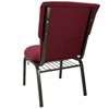 Flash Furniture Advantage Maroon Discount Church Chair, 21" Wide EPCHT-104